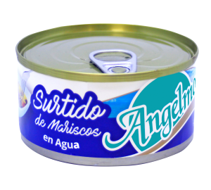 Surtido de marisco en agua